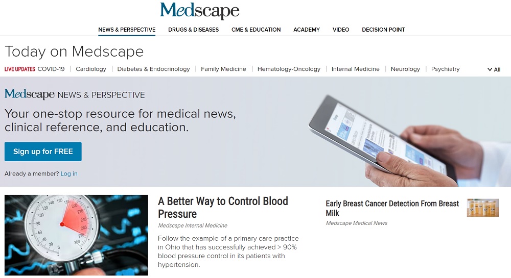 Medscape Essential Sites for Medical Professionals